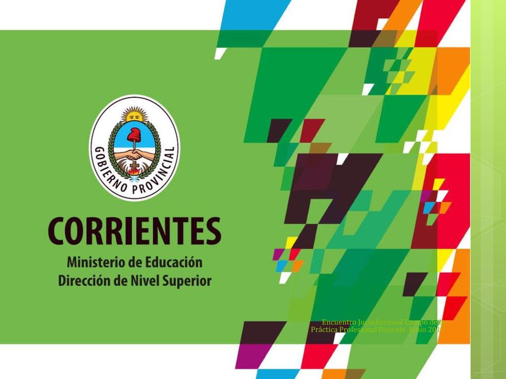 Encuentro Jurisdiccional Campo de la Práctica Profesional Docente Junio 2017