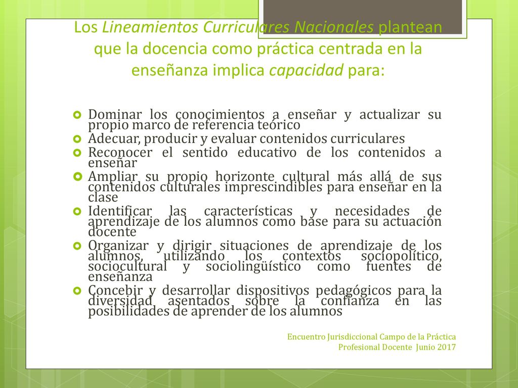 Los Lineamientos Curriculares Nacionales plantean que la docencia como práctica centrada en la enseñanza implica capacidad para:
