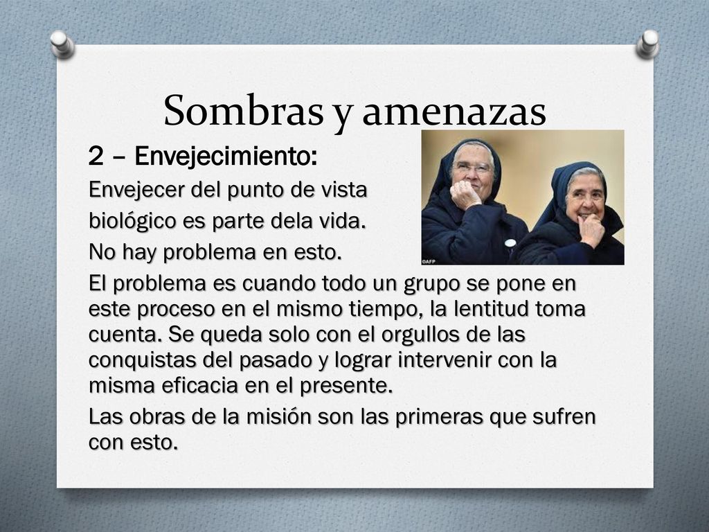 Sombras y amenazas 2 – Envejecimiento: Envejecer del punto de vista