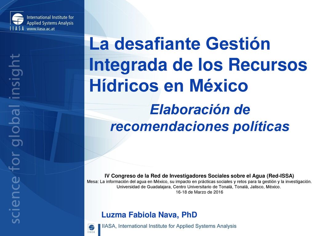 La desafiante Gestión Integrada de los Recursos Hídricos en México