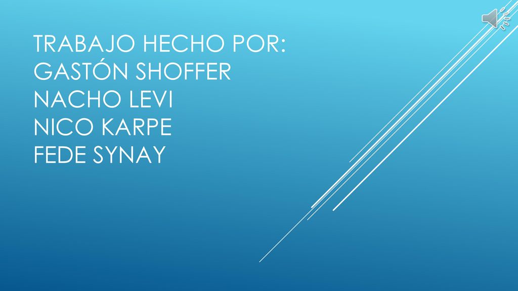Trabajo hecho por: Gastón Shoffer NACHO LEVI Nico karpe fede synay