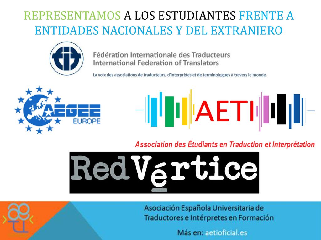 Representamos a los estudiantes frente a entidades nacionales y del extranjero