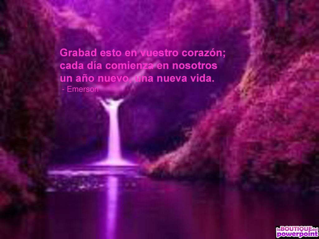 Grabad esto en vuestro corazón; cada día comienza en nosotros