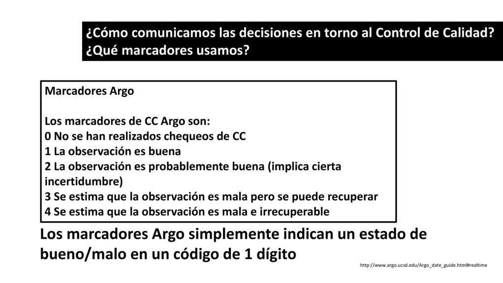 ¿Cómo comunicamos las decisiones en torno al Control de Calidad