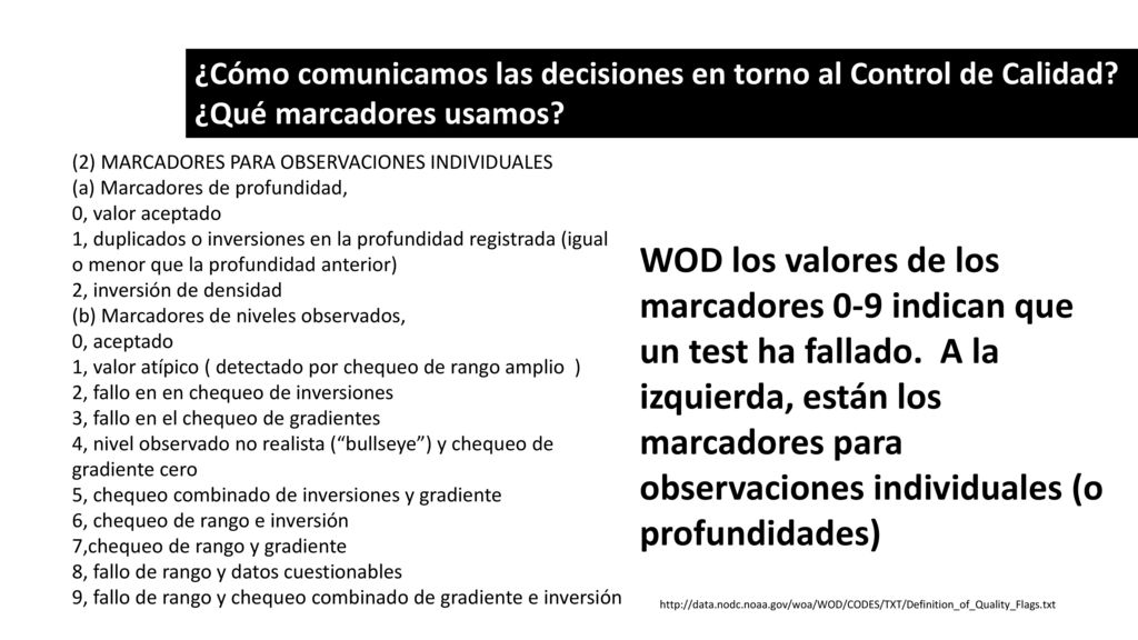 ¿Cómo comunicamos las decisiones en torno al Control de Calidad