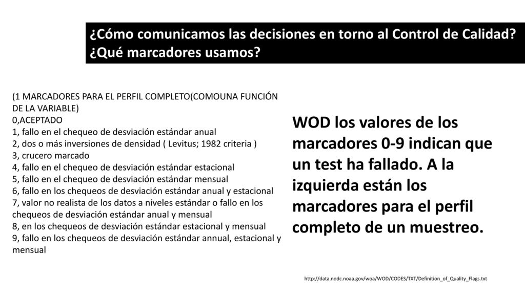 ¿Cómo comunicamos las decisiones en torno al Control de Calidad