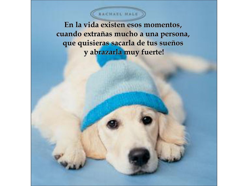 En la vida existen esos momentos, cuando extrañas mucho a una persona,