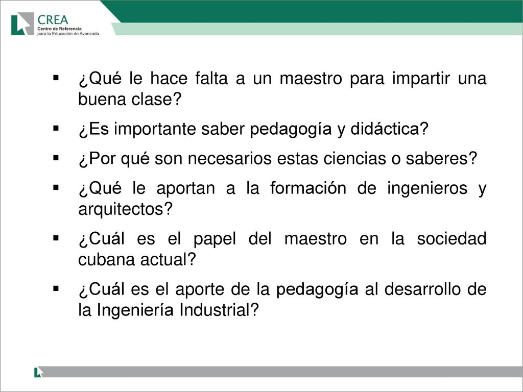 ¿Qué le hace falta a un maestro para impartir una buena clase