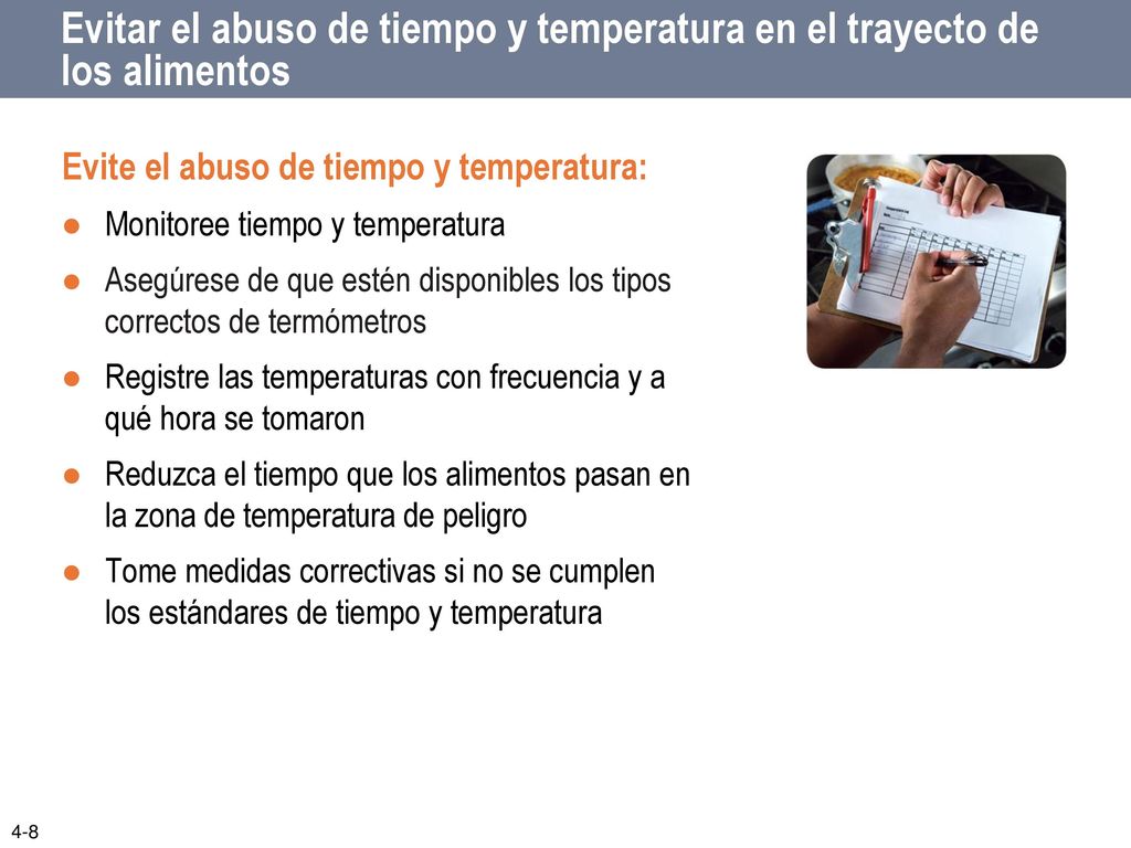 Evitar el abuso de tiempo y temperatura en el trayecto de los alimentos