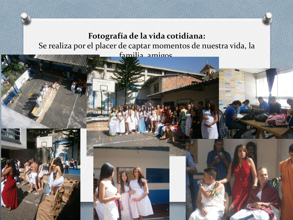 Fotografía de la vida cotidiana: Se realiza por el placer de captar momentos de nuestra vida, la familia, amigos.