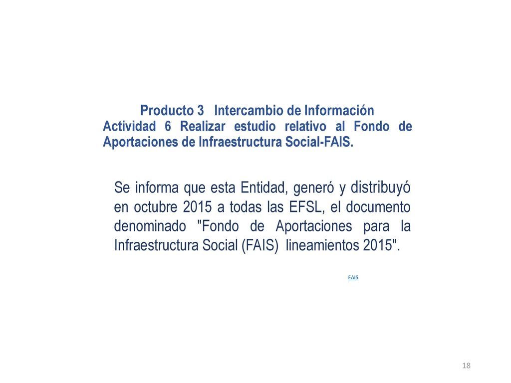Producto 3 Intercambio de Información