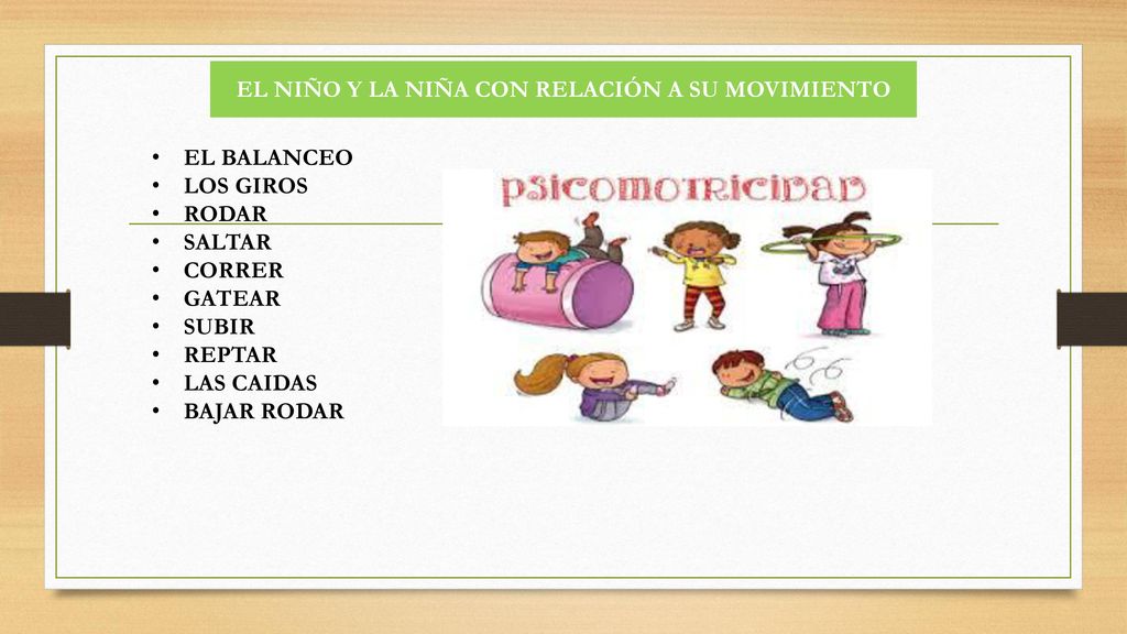 EL NIÑO Y LA NIÑA CON RELACIÓN A SU MOVIMIENTO