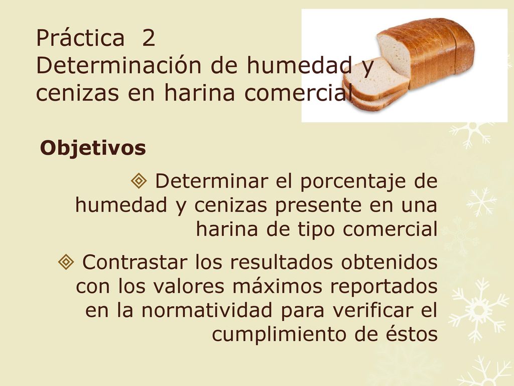 Práctica 2 Determinación de humedad y cenizas en harina comercial