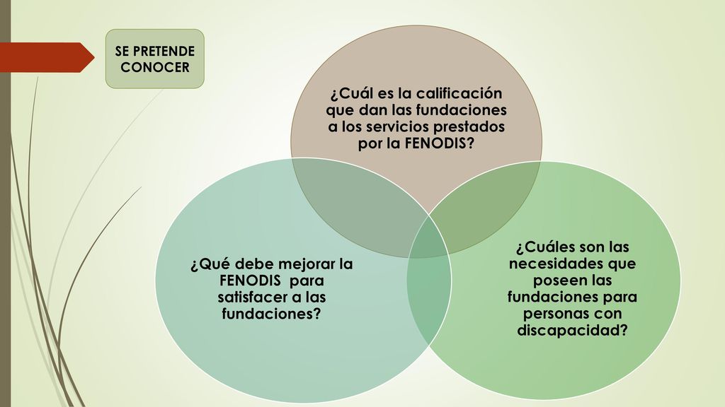¿Qué debe mejorar la FENODIS para satisfacer a las fundaciones