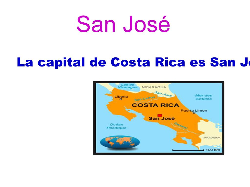 San José La capital de Costa Rica es San José.