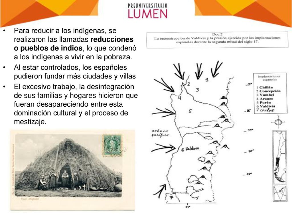 Para reducir a los indígenas, se realizaron las llamadas reducciones o pueblos de indios, lo que condenó a los indígenas a vivir en la pobreza.