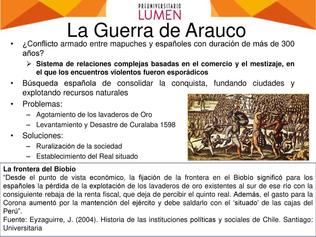 La Guerra de Arauco ¿Conflicto armado entre mapuches y españoles con duración de más de 300 años