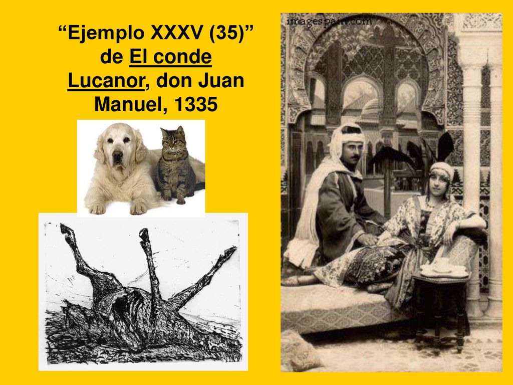 Ejemplo XXXV (35) de El conde Lucanor, don Juan Manuel, 1335