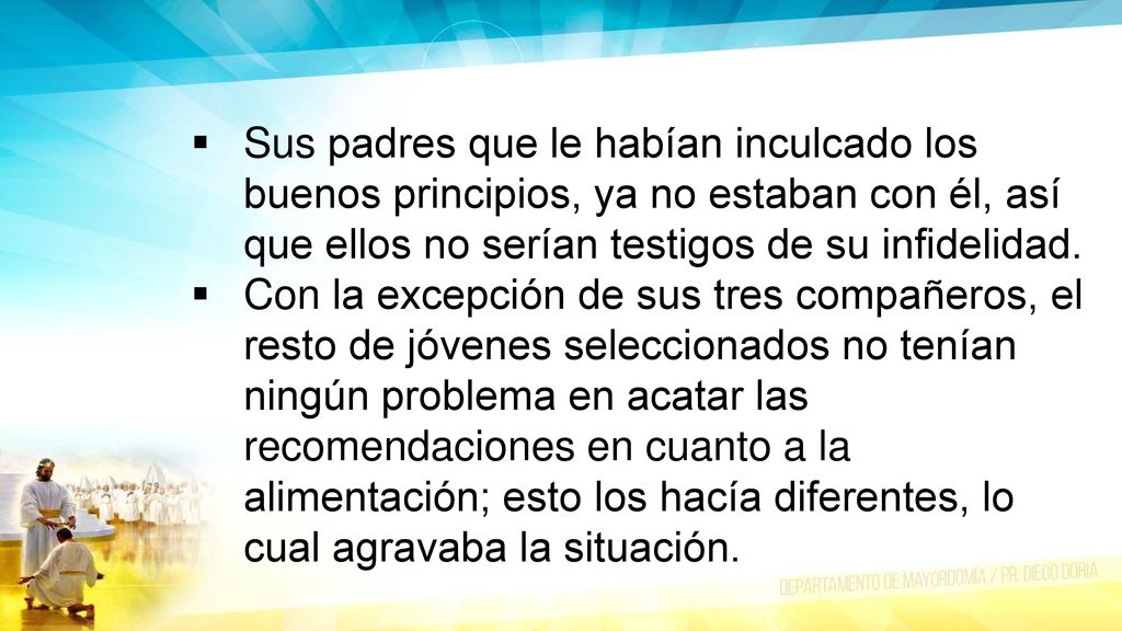 Sus padres que le habían inculcado los buenos principios, ya no estaban con él, así que ellos no serían testigos de su infidelidad.