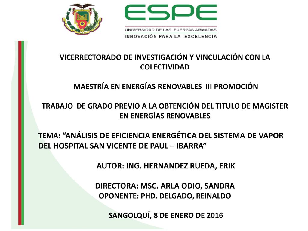 AUTOR: ING. HERNANDEZ RUEDA, ERIK DIRECTORA: MSC. ARLA ODIO, SANDRA