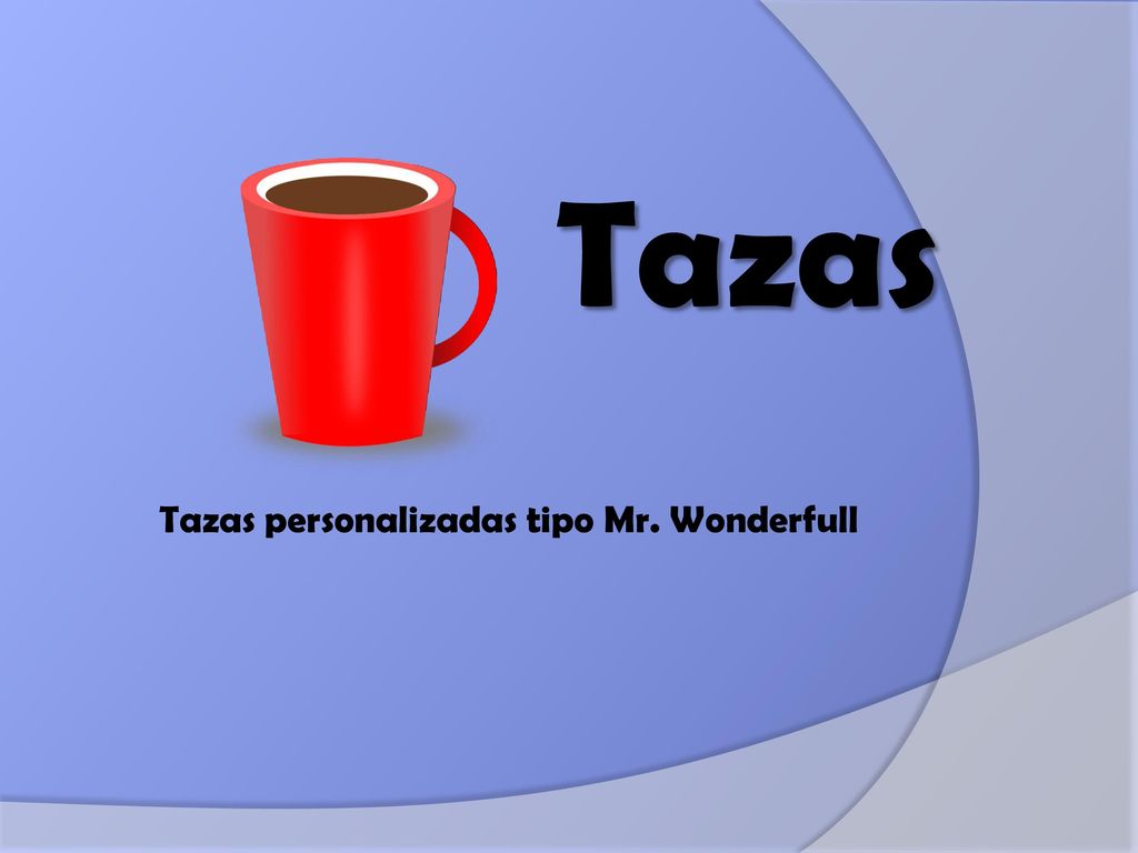 Tazas Tazas personalizadas tipo Mr. Wonderfull