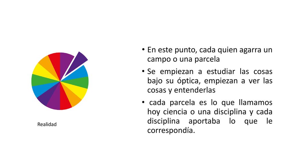 En este punto, cada quien agarra un campo o una parcela
