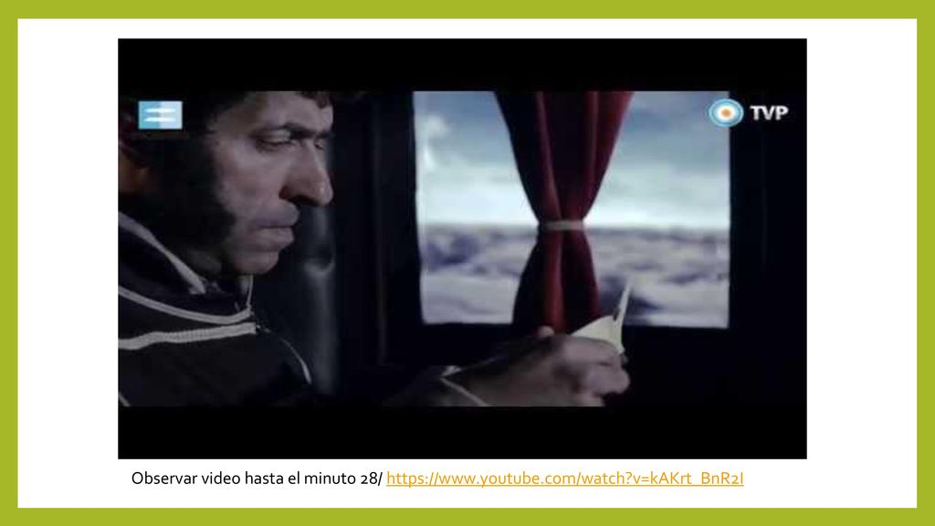 Observar video hasta el minuto 28/   youtube. com/watch
