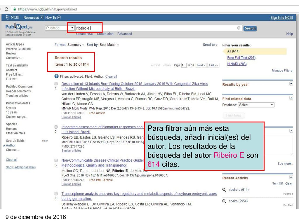 Para filtrar aún más esta búsqueda, añadir inicial(es) del autor