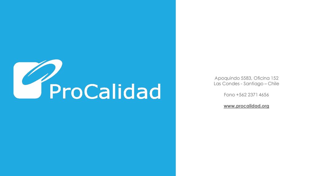Apoquindo 5583, Oficina 152 Las Condes - Santiago – Chile