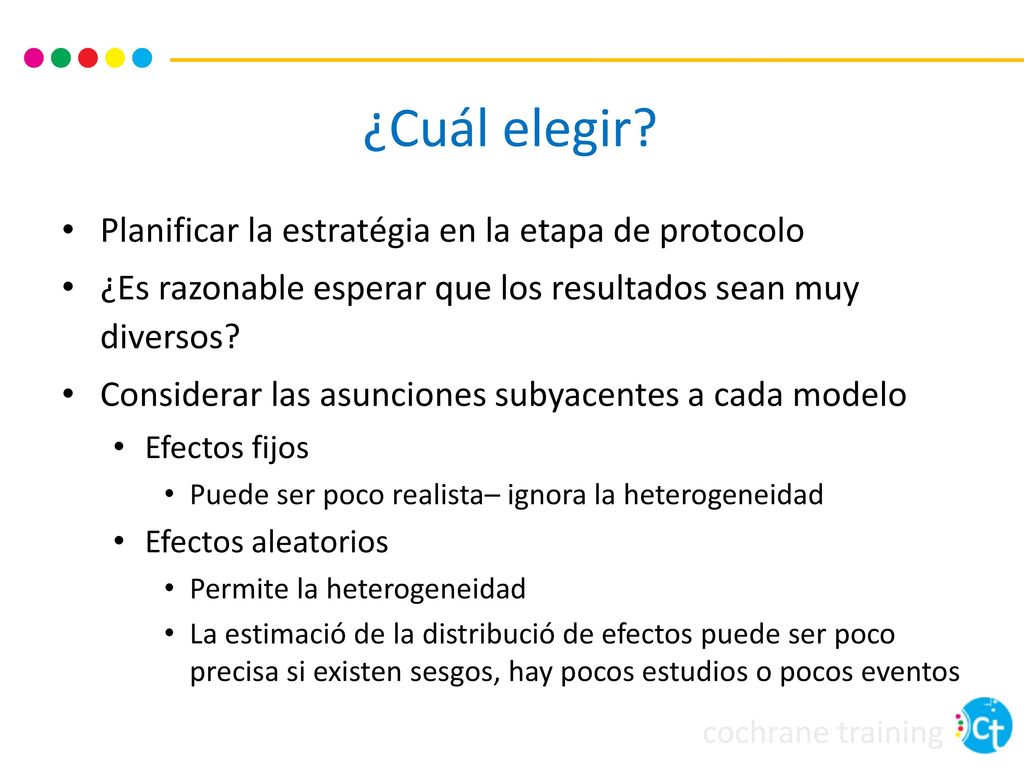 ¿Cuál elegir Planificar la estratégia en la etapa de protocolo