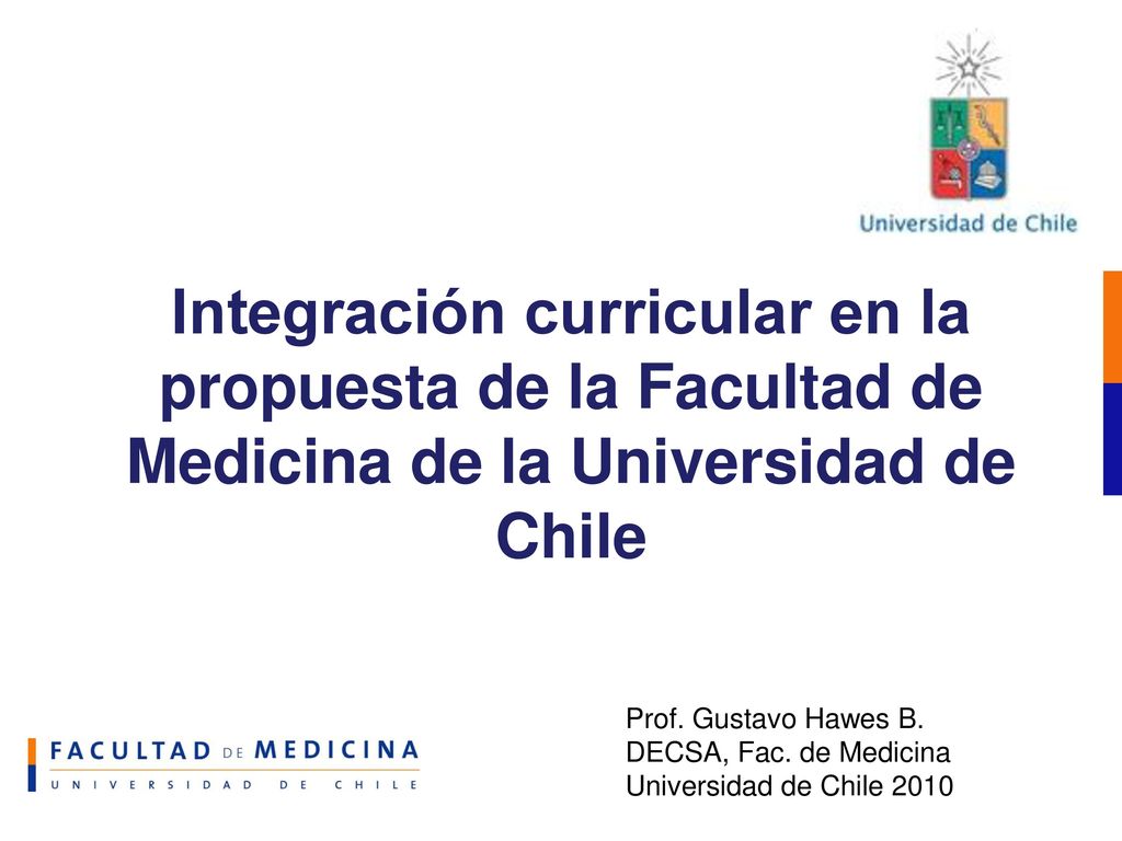 Integración curricular en la propuesta de la Facultad de Medicina de la Universidad de Chile