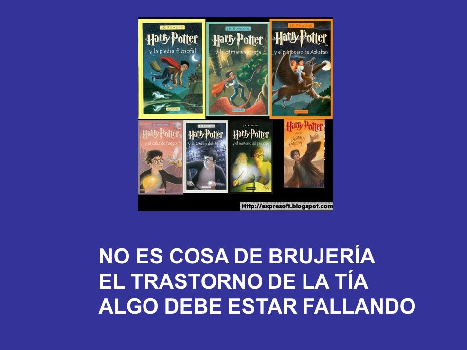 NO ES COSA DE BRUJERÍA EL TRASTORNO DE LA TÍA ALGO DEBE ESTAR FALLANDO