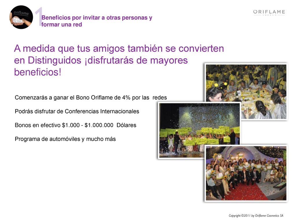 Beneficios por invitar a otras personas y formar una red
