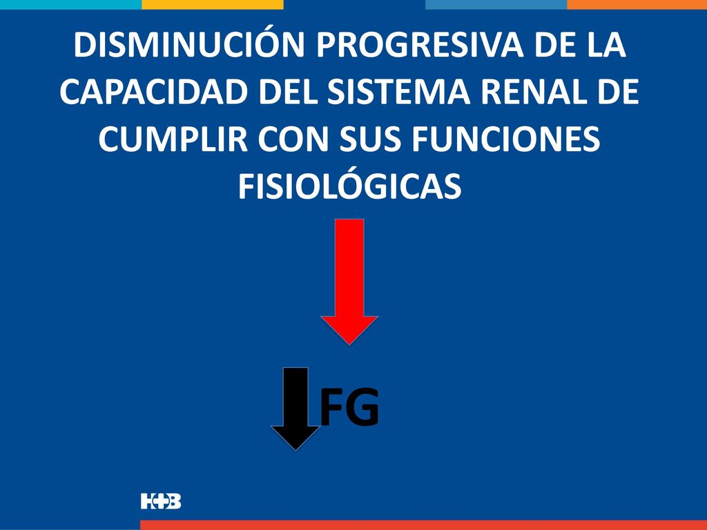 DISMINUCIÓN PROGRESIVA DE LA CAPACIDAD DEL SISTEMA RENAL DE CUMPLIR CON SUS FUNCIONES FISIOLÓGICAS