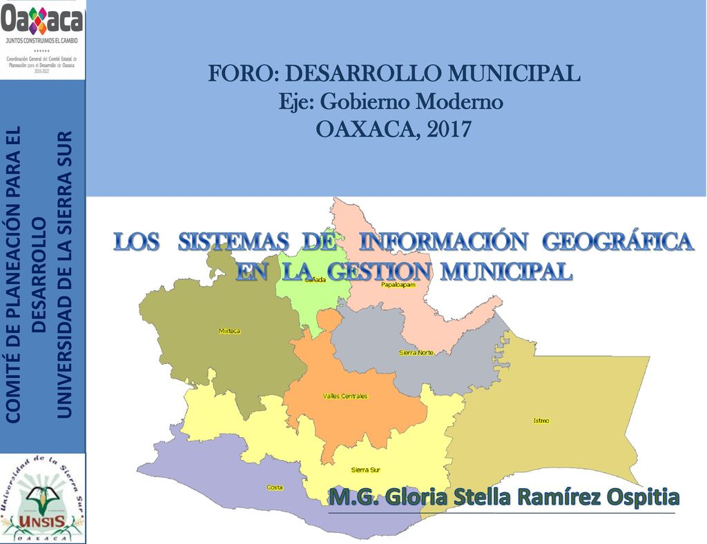COMITÉ DE PLANEACIÓN PARA EL DESARROLLO UNIVERSIDAD DE LA SIERRA SUR