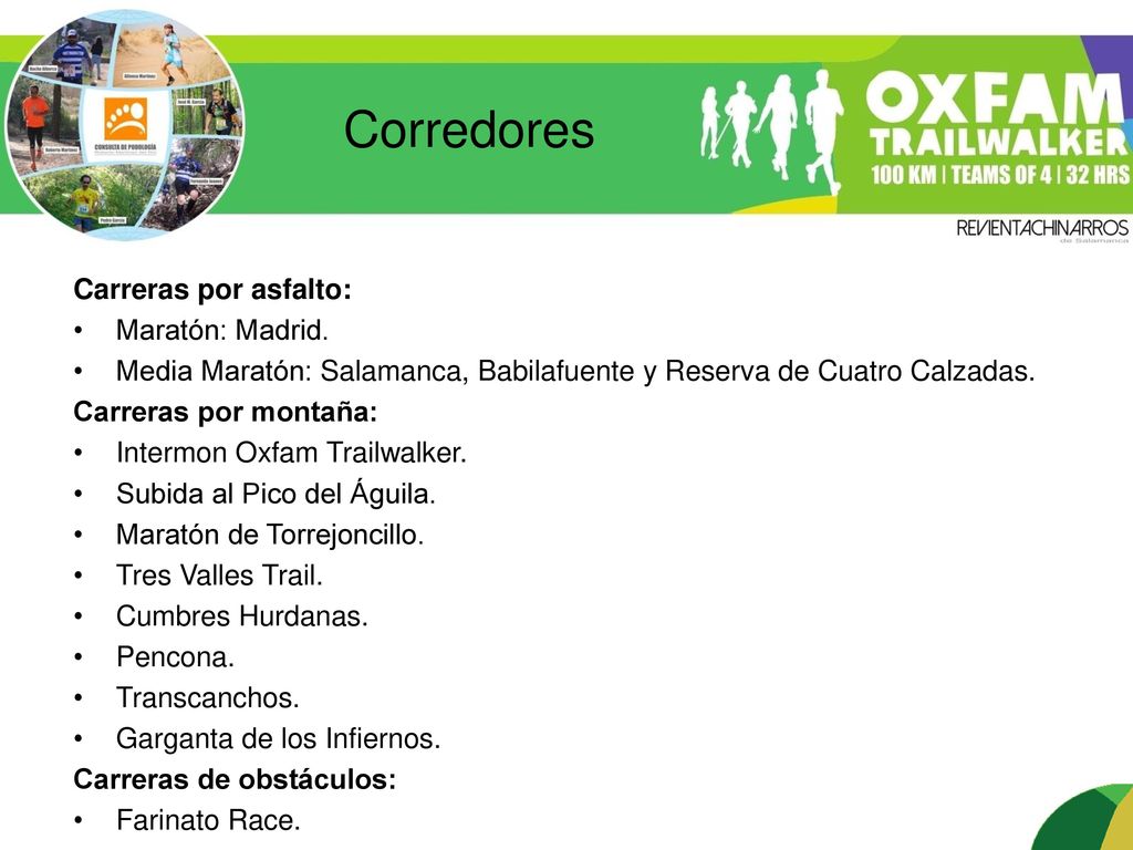 Corredores Carreras por asfalto: Maratón: Madrid.