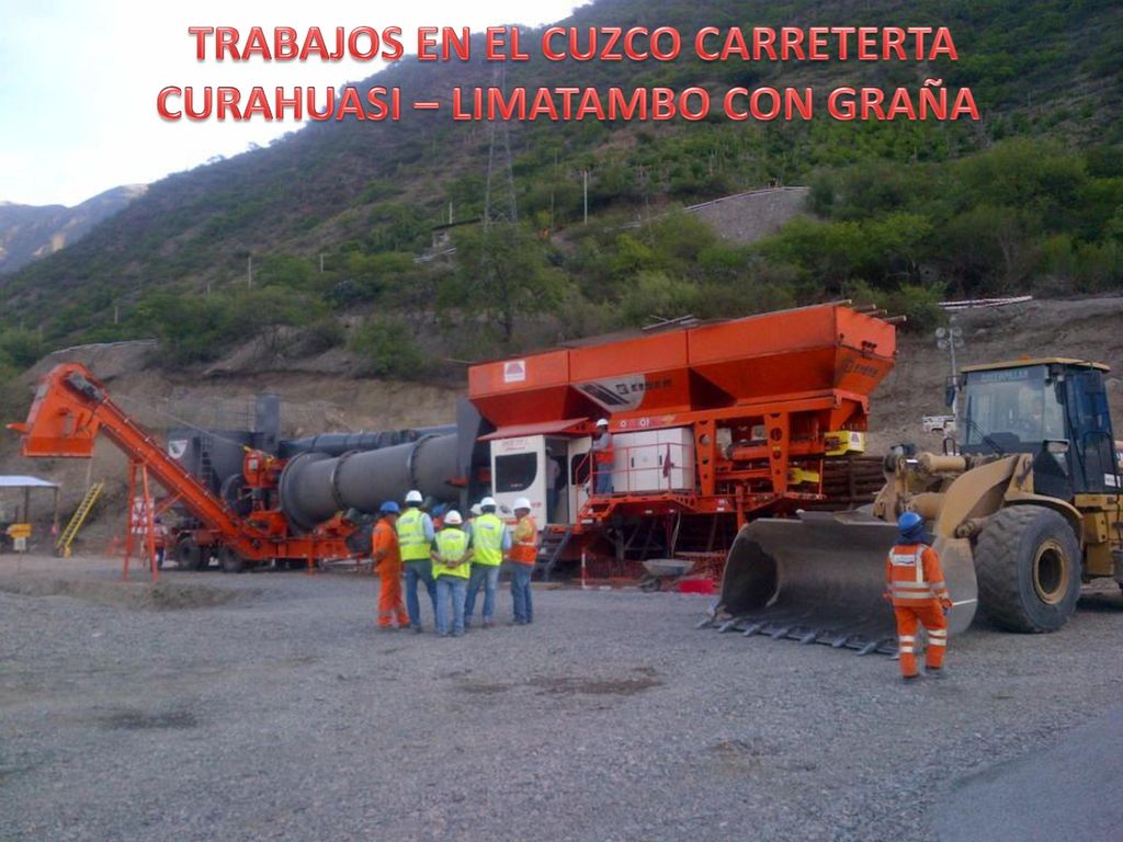 TRABAJOS EN EL CUZCO CARRETERTA CURAHUASI – LIMATAMBO CON GRAÑA