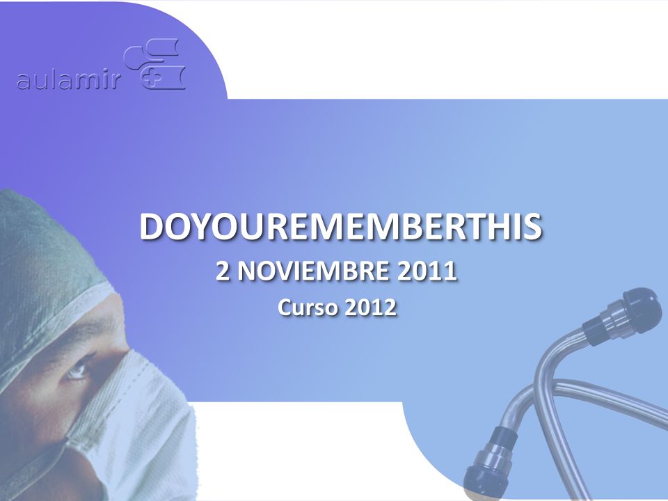 DOYOUREMEMBERTHIS 2 NOVIEMBRE 2011