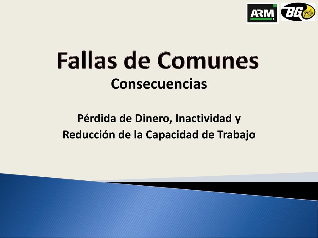 Pérdida de Dinero, Inactividad y Reducción de la Capacidad de Trabajo