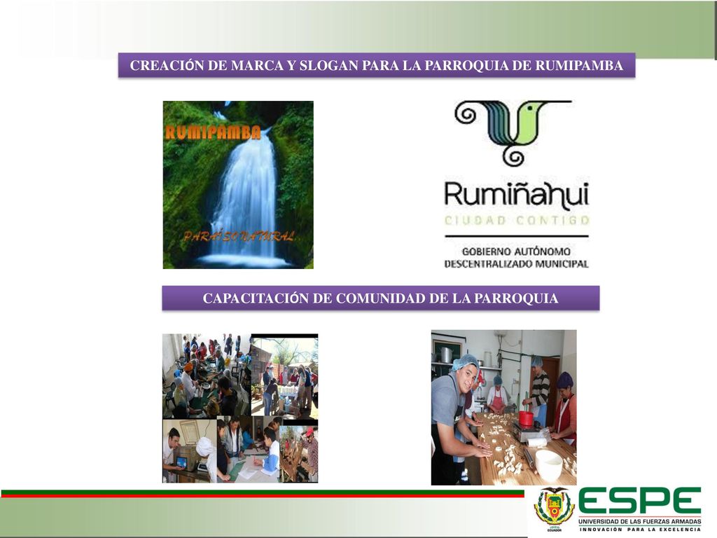 CREACIÓN DE MARCA Y SLOGAN PARA LA PARROQUIA DE RUMIPAMBA