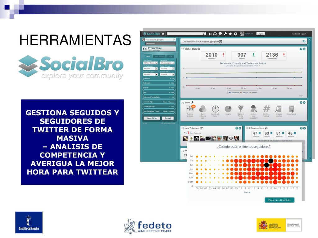 HERRAMIENTAS GESTIONA SEGUIDOS Y SEGUIDORES DE TWITTER DE FORMA MASIVA