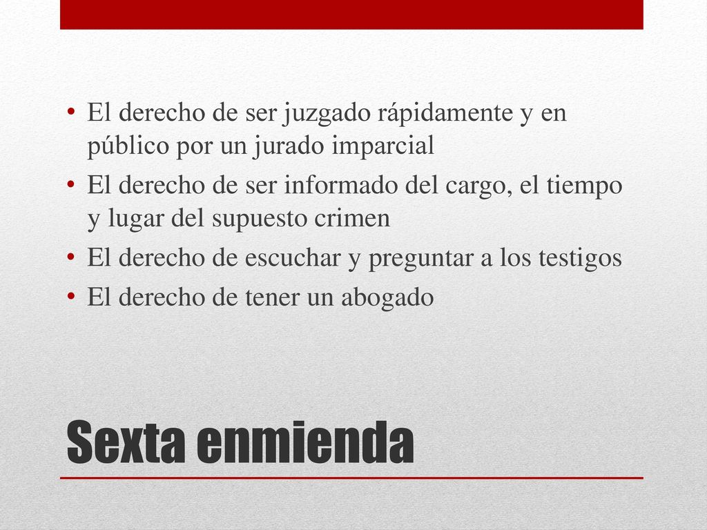 El derecho de ser juzgado rápidamente y en público por un jurado imparcial