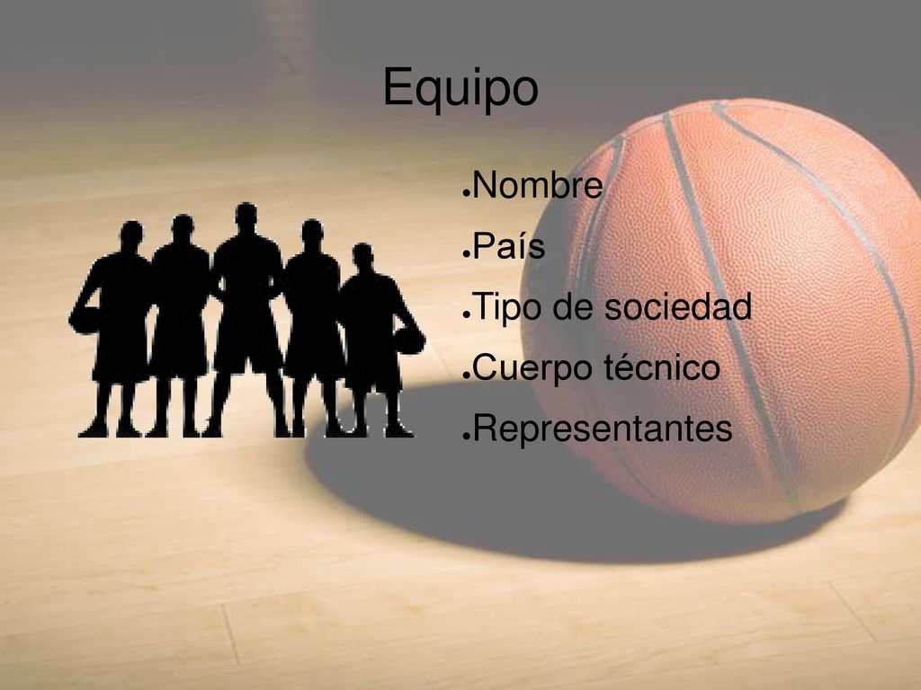 Equipo Nombre País Tipo de sociedad Cuerpo técnico Representantes