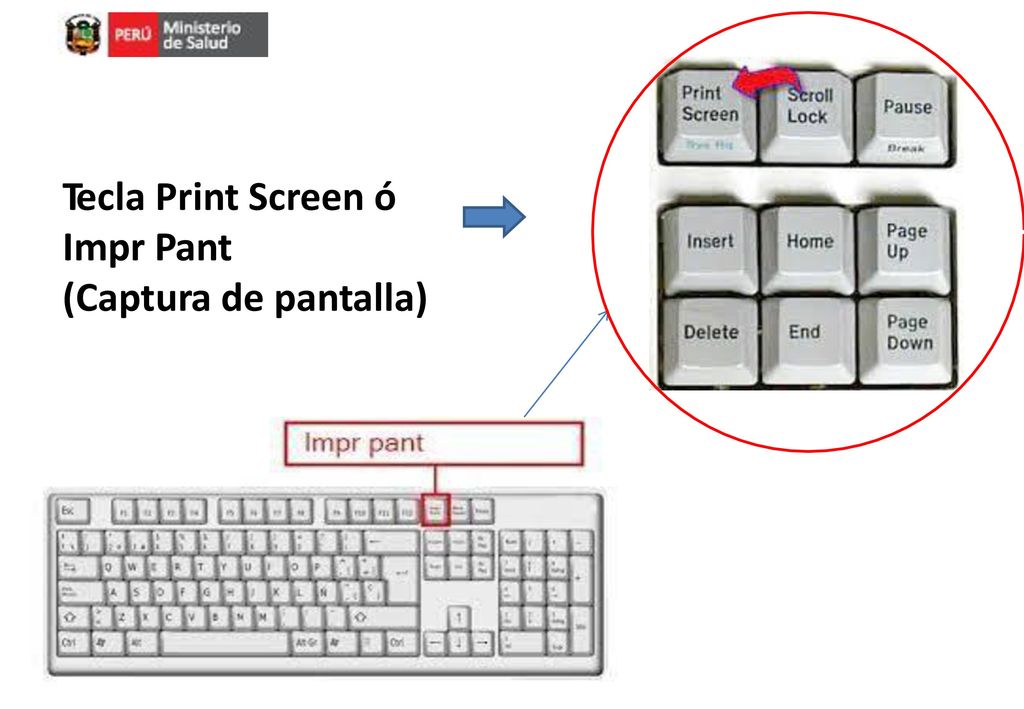 Tecla Print Screen ó Impr Pant (Captura de pantalla)