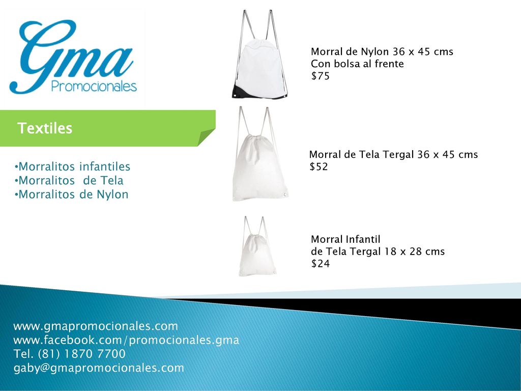 Textiles Morralitos infantiles Morralitos de Tela Morralitos de Nylon