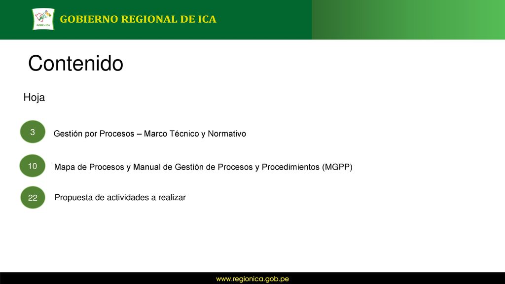 Contenido Hoja Gestión por Procesos – Marco Técnico y Normativo 3