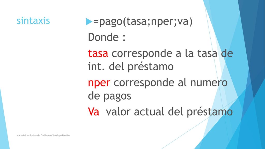 tasa corresponde a la tasa de int. del préstamo