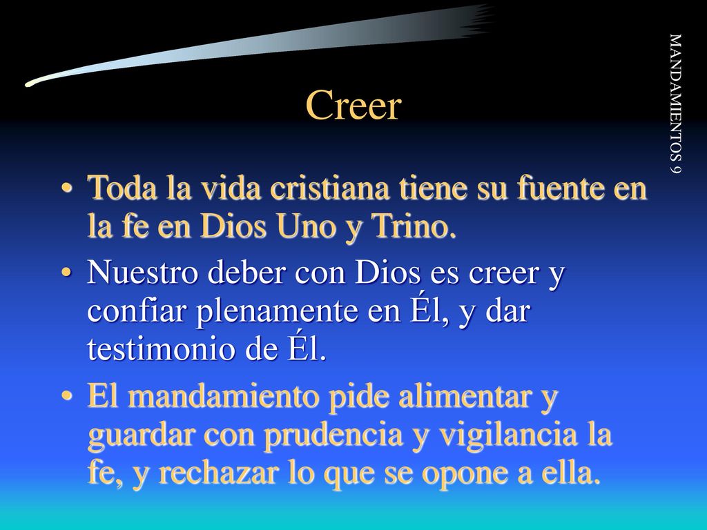 Creer Toda la vida cristiana tiene su fuente en la fe en Dios Uno y Trino.