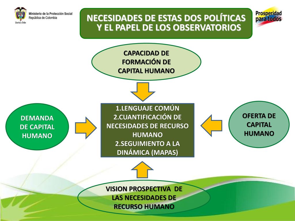 NECESIDADES DE ESTAS DOS POLÍTICAS Y EL PAPEL DE LOS OBSERVATORIOS