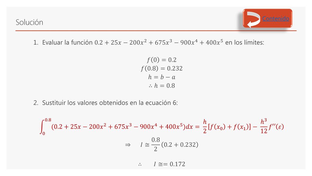 Contenido Solución. Evaluar la función 𝑥−200 𝑥 𝑥 3 −900 𝑥 𝑥 5 en los límites: